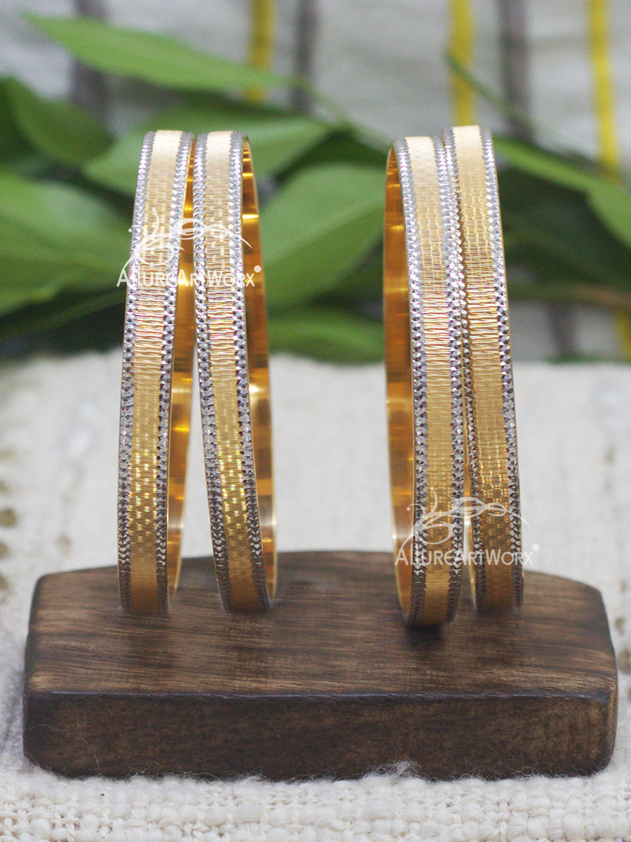 Trendy Bangles(Two-tone)